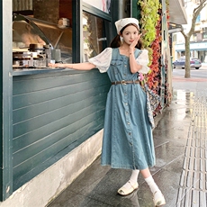 好数据26年夏季高转化现货休闲时尚牛仔连衣裙女182A8533P130K198，女装连衣裙，浙宝182A