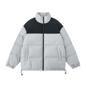 光板 得物\唯品\抖音二开 高品质羽绒棉拼接款立领棉衣 MY250P75图片
