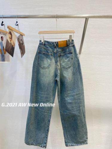秋季新款设计款牛仔阔腿裤，其它，G