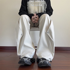 KP857P45港风休闲裤直筒拖地裤束脚裤卫裤，男装休闲裤，星座1204-3