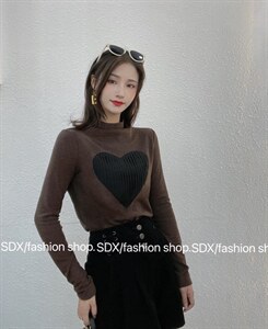 【现货】高品质撞色桃心双面奥绒加厚小衫图片