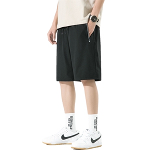 205-M-5XL 短裤男夏季薄款男装运动休闲潮牌五分裤宽松大裤衩裤子图片