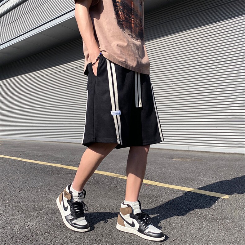280g重磅麂皮绒短裤男夏季美式五分裤A411P45,男装牛仔裤,电商A309