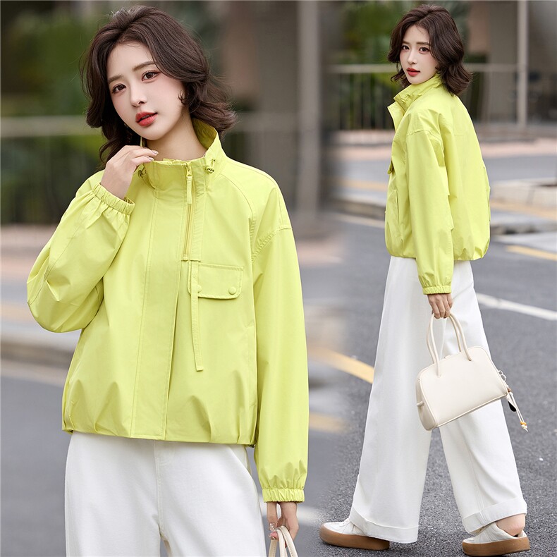 2026春装新款简约时尚休闲宽松外套，女装短外套，美沁