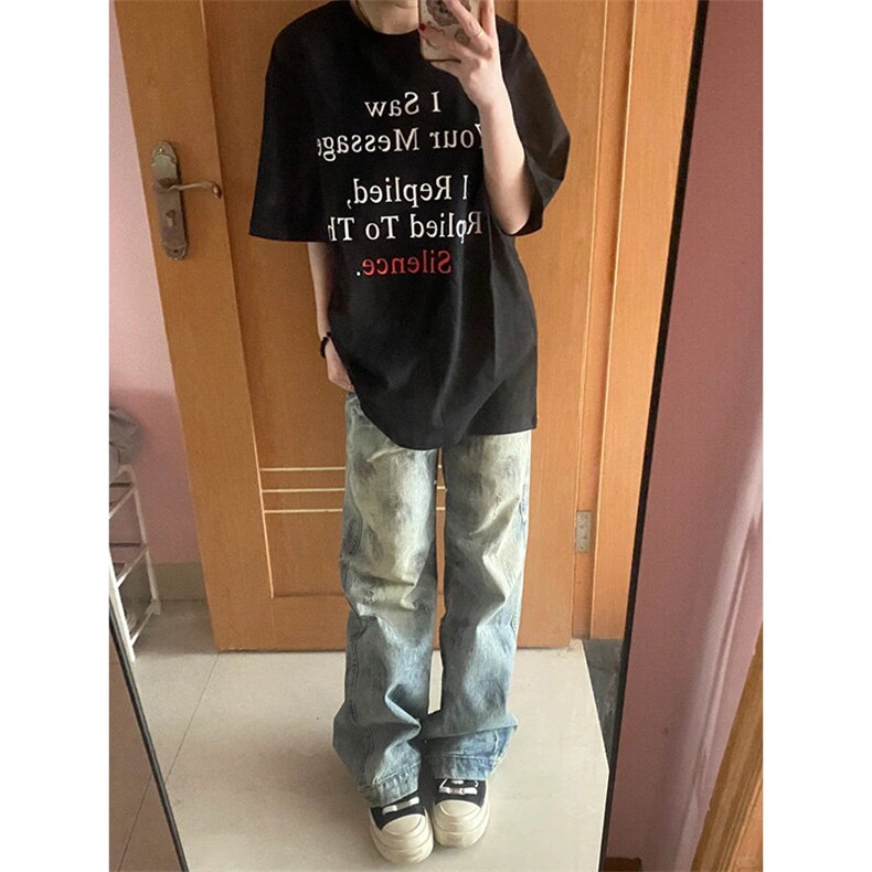 TX0412LL-特P28短袖T恤男款2026新款夏季美式潮流宽松版男生半袖,男装T恤,星座1007（原301D）