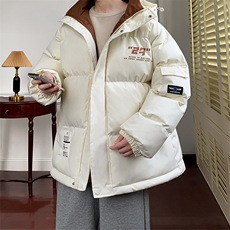 冬季宽松/连帽休闲外套潮加厚棉衣XZ102B-1M2686-P125，男装棉衣，星座102B-1