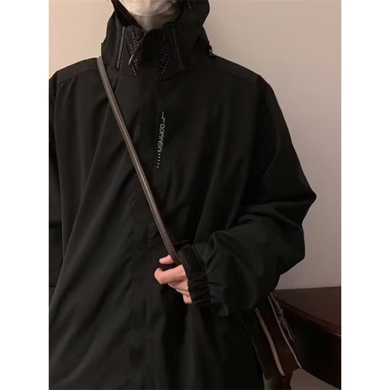 DW191-P65新款连帽冲锋外套男女春秋机能风防水夹克潮-网图现货，男装风衣，星座603-2