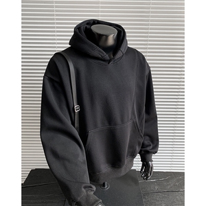 拼接重磅500克加绒奥粒绒连帽卫衣硬挺宽套头外套 RH5306JR-P62图片
