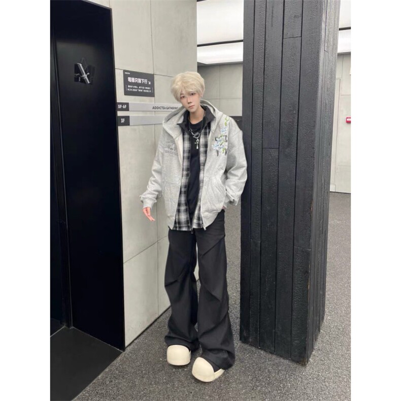 纯棉刺绣连帽卫衣ZW0123-P60,男装卫衣,星座313A(原308A-2)