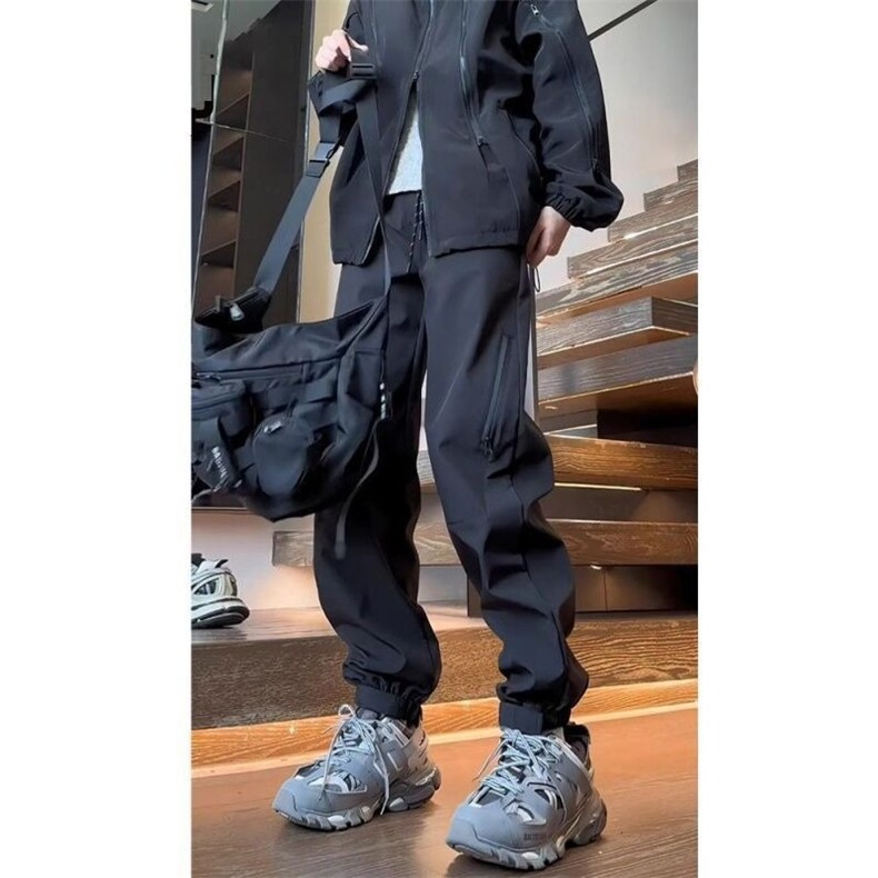 防风防水软壳男款机能三防束脚裤子户外徒步运动登山裤CK25P46,男装休闲裤,星座1013-5
