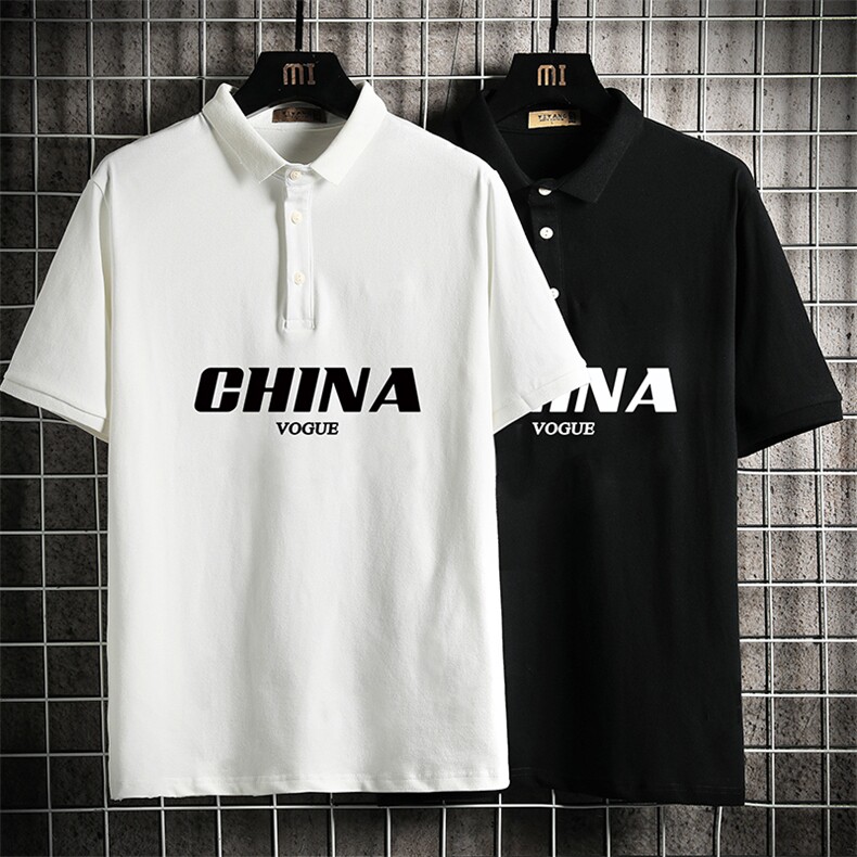 PL57001-P35翻领短袖polo衫男大码胖子半袖t恤男有领保罗衫,男装Polo衫,电商A040A