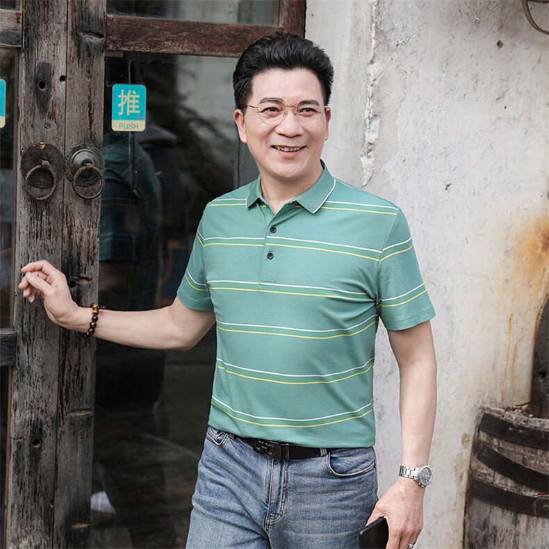 男装夏季新款保罗polo衫男短袖翻领美式商务带领半袖t恤男士薄款,男装Polo衫,电商B212（原钱塘6029）