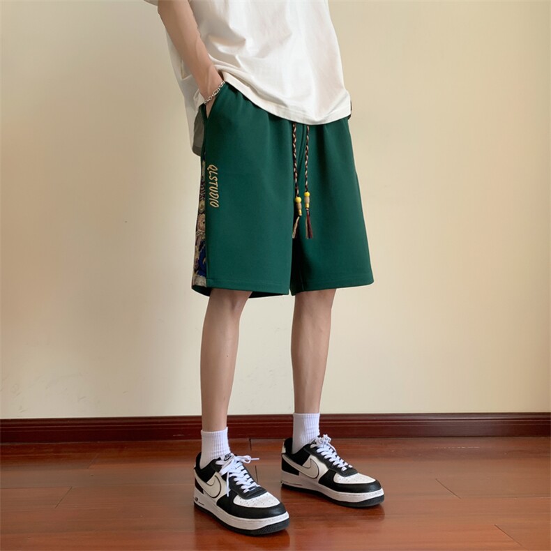 ！2023夏季新款男士风短裤潮流民族风五分裤DK245P35,男装休闲裤,电商B220