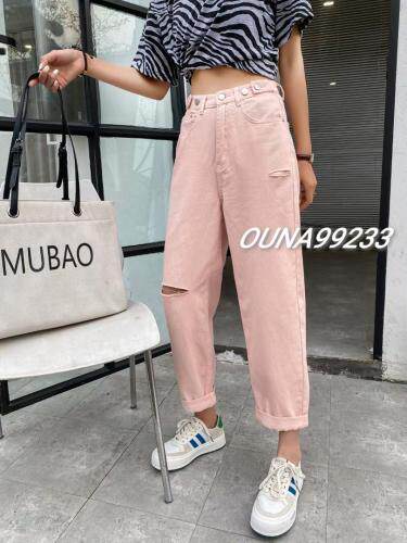 广州牛仔裤厂家直销，欢迎公司连锁到档口下单，可贴标贴牌，女装牛仔裤，OUNA欧娜