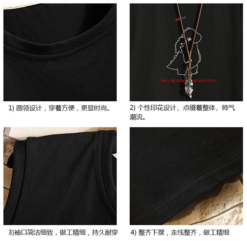 BX25140-P20港风运动汗背心男大码汗衫男无袖T恤男砖墙挂拍,男装T恤,电商A040A