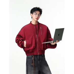 JK112-P78   现货  秋冬男女飞行服夹克短款上衣外套图片