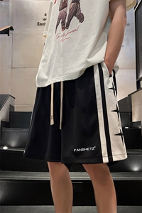 260g重磅菠萝格短裤大码休闲五分裤 M-5XL FSDK07 P38控58图片