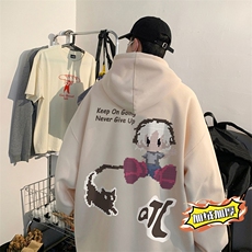 ！连帽卫衣男帽衫男LM160-P35加绒款（JR）-P43-控：59，男装卫衣，电商B367