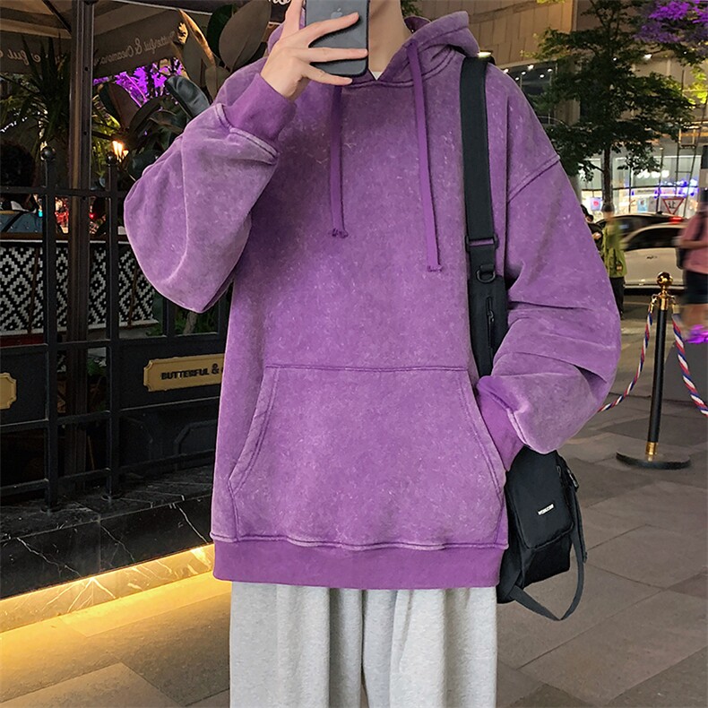 连帽宽松秋季卫衣重磅360克男帅气外套23XW99282-特批50，女装短外套，电商A042