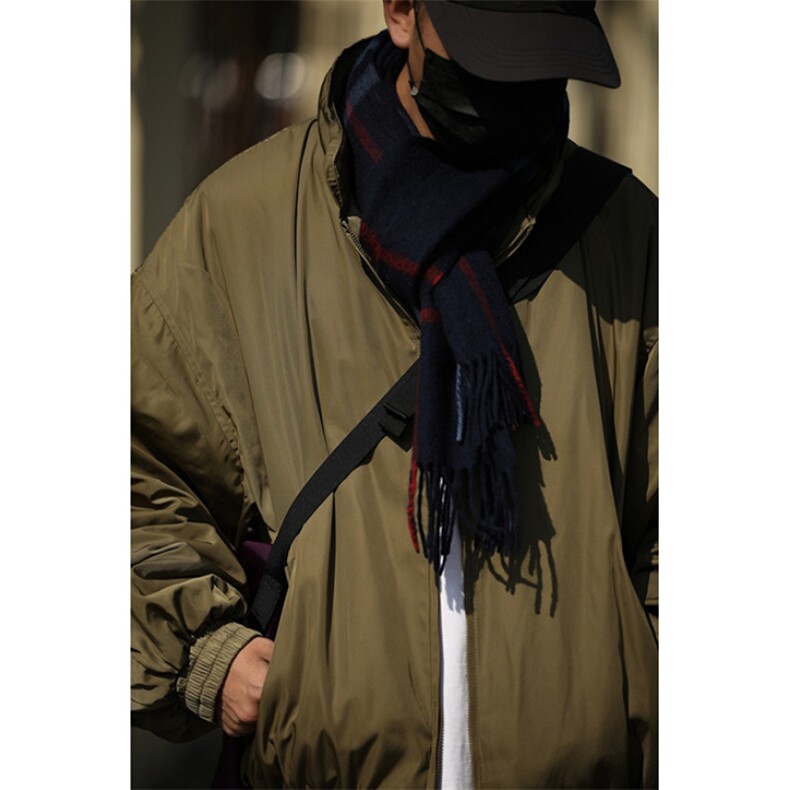 冬季短款工装棉服男女日系潮流廓形立领夹棉飞行夹克外套M2223,男装夹克,星座1116A（原606A-3）