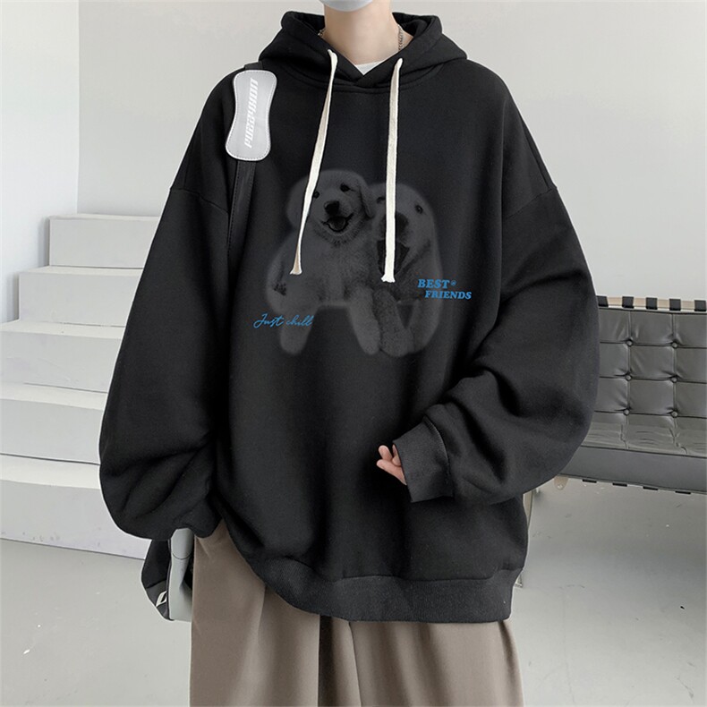 连帽卫衣男大码胖子帽衫大号运动服WY2455-P35,男装卫衣,电商A040