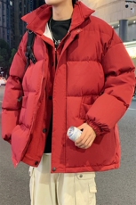 ！2025秋冬新款男士假两件棉衣加厚保暖棉服外套MY1248特P85，男装棉衣，电商B220