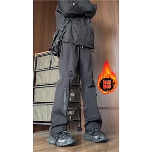 加绒加厚防水保暖冲锋裤户外登山长裤A061-W59418-加绒P50常规P45图片