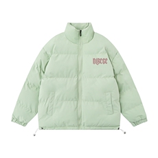 白底23冬季时尚百搭立领印花情侣棉服外套MY62061P85控118，男装棉衣，电商A268-1