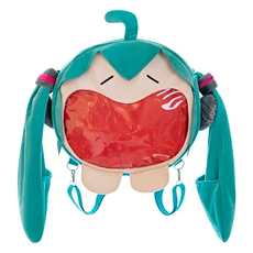 初音包包女孩外出大容量双肩包卡通零钱背包拉链旅行书包