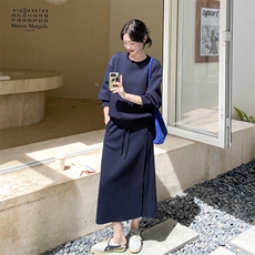 秋季新品老钱风休闲套装2601-P165-K235，女装套装/套裙，2D013