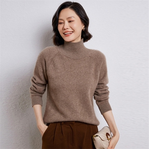 时尚百搭高领羊毛衫 王菲同款羊毛 显瘦修身女士毛衣图片