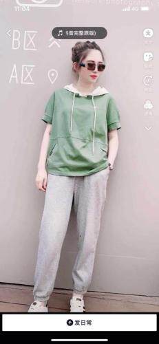 夏季短袖T恤，女装T恤，嘉 华