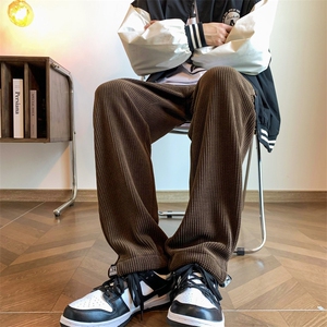 2024冬款百搭宽松束脚运动九分潮牌休闲卫裤313A-1-NK75-P60 控78图片