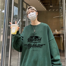 特P25控48秋冬新款男士圆领卫衣宽松休闲日常百搭上衣WQ2446，男装卫衣，电商B370