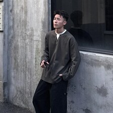 网图现货假两件T恤百搭宽松拼色V领圆领免烫情侣百搭纯棉CT88/P40,男装T恤,电商B318, 网图现货假两件T恤百搭宽松拼色V领圆领免烫情侣百搭纯棉CT88/P40,男装T恤,电商B318,