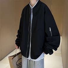 Wt016-P58港风设计感口袋拼接双层夹克外套，男装夹克，星座1501-1