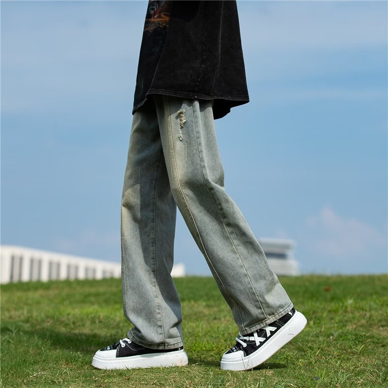 美式牛仔裤男款秋季长裤潮NJ59P40,男装牛仔裤,星座1116-2