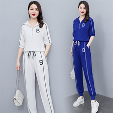 现货！！！2022年夏装新款时尚休闲两件套套装，女装套装/套裙，奕薇雅