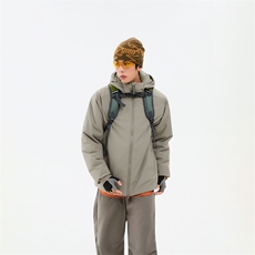 得物潮流高品质冬季连帽加绒加厚棉衣撞色棉服外套MY5568-P95，男装棉衣，星座610B-1