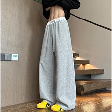 美式高街潮牌男女运动休闲裤直筒宽松卫裤慵懒显瘦休闲长裤子，男装休闲裤，电商A486