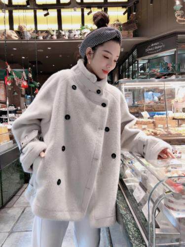 欧貂大衣高大尚，女装，一杭