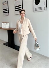 07裤套装，女装职业装，英利伊人