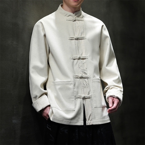 风新款现货大码男士灯芯绒夹克加厚外套男JK99-P110控168图片