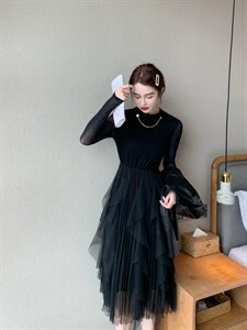 【现货】皮衣两件套连衣裙图片