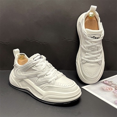 欧洲站松糕厚底老爹鞋男士夏季运动休闲鞋子时尚透气小白鞋，男鞋休闲鞋，星座1407-6