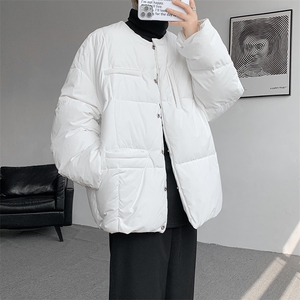 8XL-M 90白鸭绒！超厚短外套羽绒服男面包服棉衣YRFC06P220控258图片