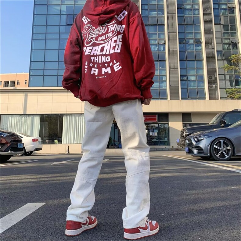 美式街头hiphop修身牛仔裤男女潮牌ins嘻哈直筒宽松长裤GN30-p60,男装牛仔裤,星座1008