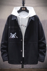 春季牛仔夹克男士潮流百搭休闲外套韩版工装日系上衣服8215-P80，男装夹克，电商A318