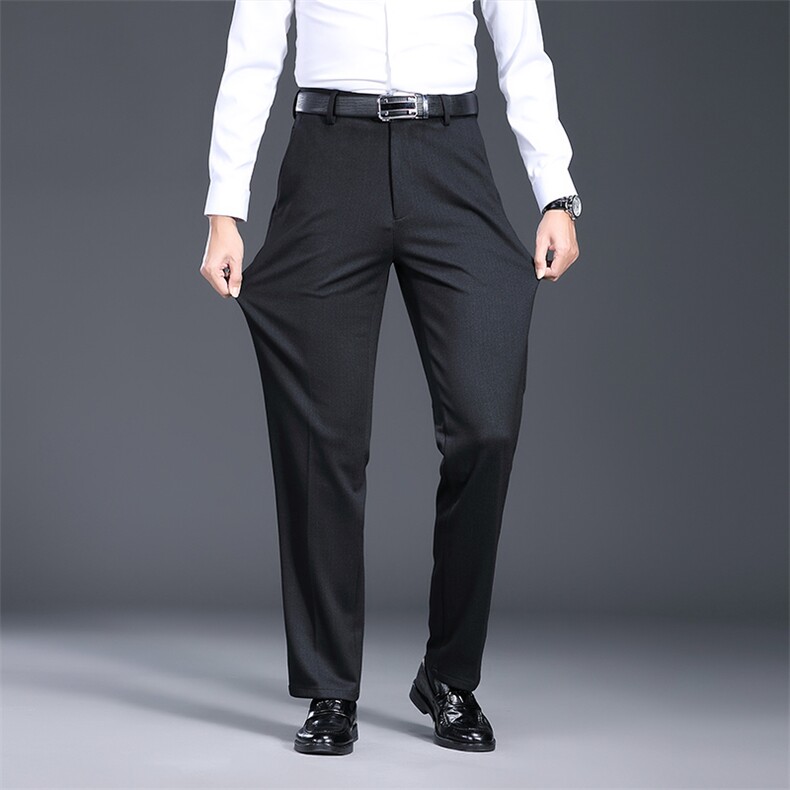 CD6706钱塘2020-2新款中老年男士商务休闲西裤宽松直筒长裤P95,男装休闲裤,钱塘207-2