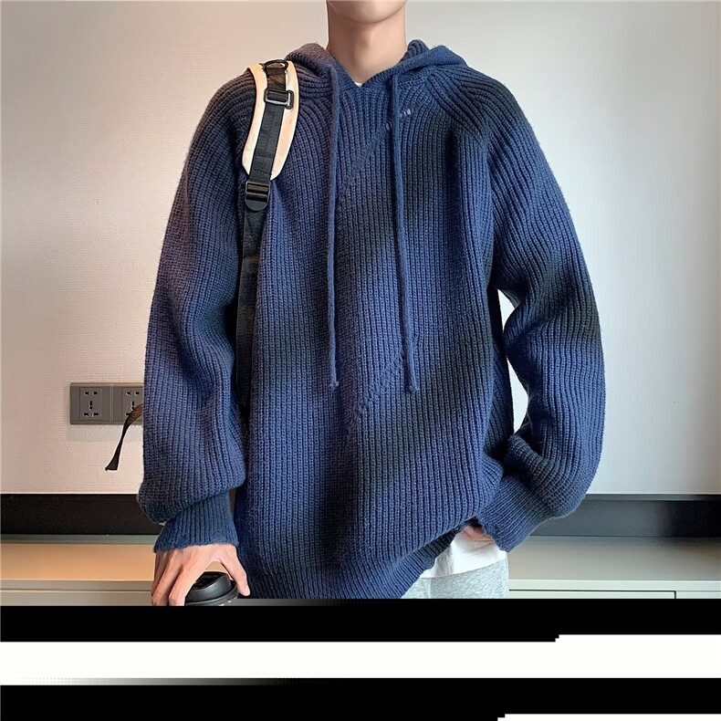 毛衣男冬季韩系慵懒风复古加厚外套秋冬高级感潮牌针织衫,男装针织衫/毛衣,星座716-2